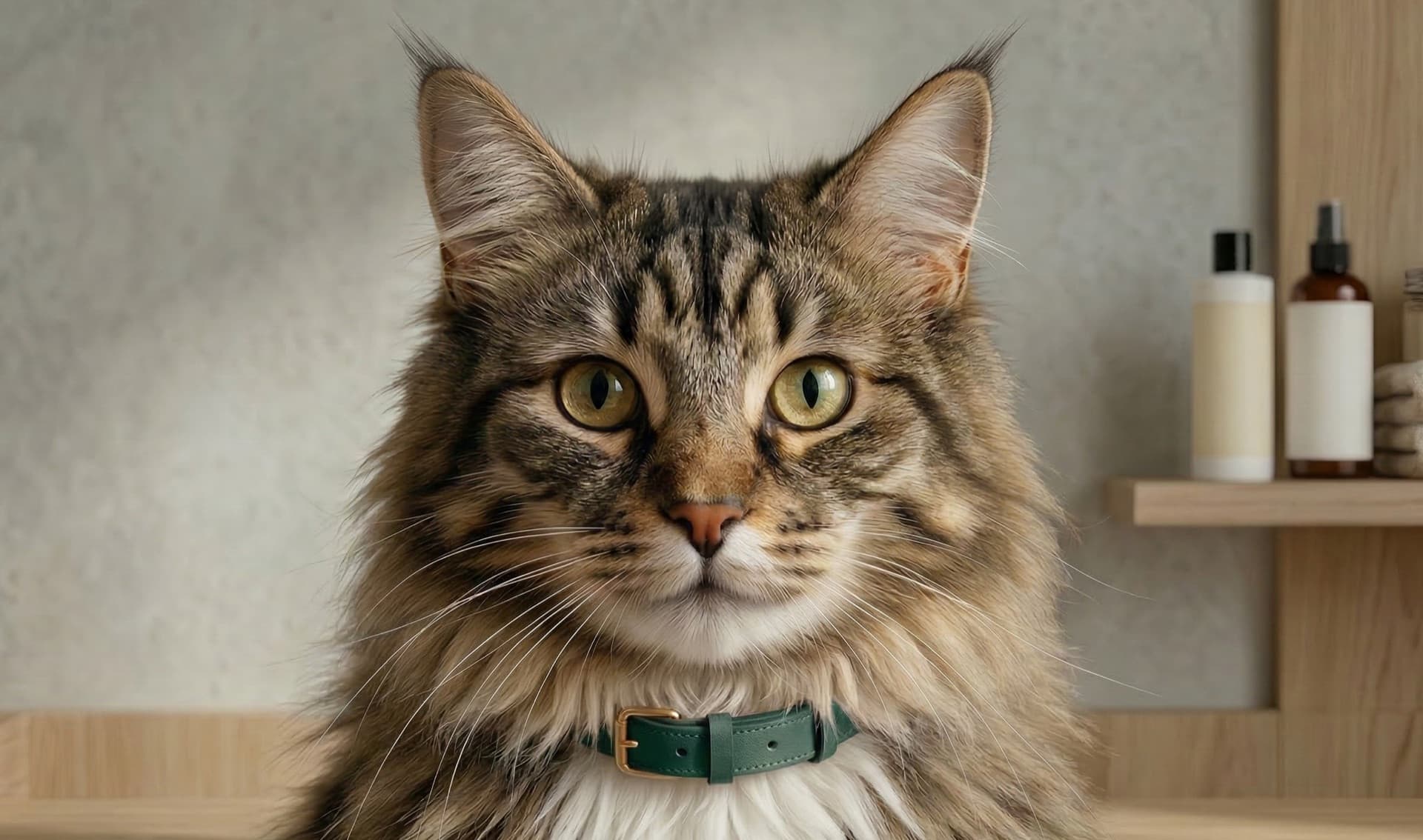 Professional cat grooming